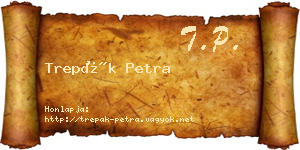 Trepák Petra névjegykártya