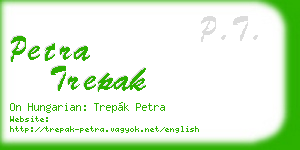 petra trepak business card